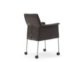 Design on Stock Gola stoel zwart met wieltjes 2