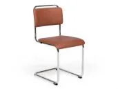 Dutch originals Gispen 101 stoel roodbruin