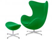Fritz Hansen egg chair green