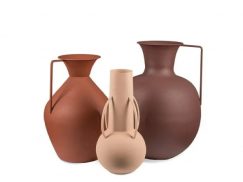 Roman brown vazen set pols potten