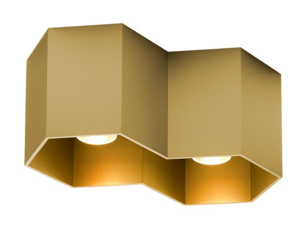 Hexo plafondlamp 2.0 goud
